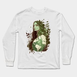 Lady Earth Long Sleeve T-Shirt